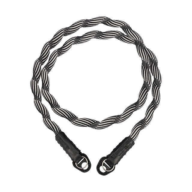 ARTISAN & ARTIST ACAM-707 Spiral Cord Strap Sort / Hvid