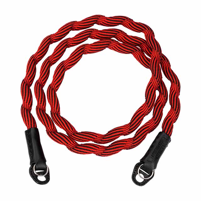 ARTISAN & ARTIST ACAM-708 Spiral Cord Strap Rød / Sort Lang Version 