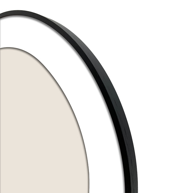 Focus Aster Rund Sort Aluramme 46,6 / 40 cm