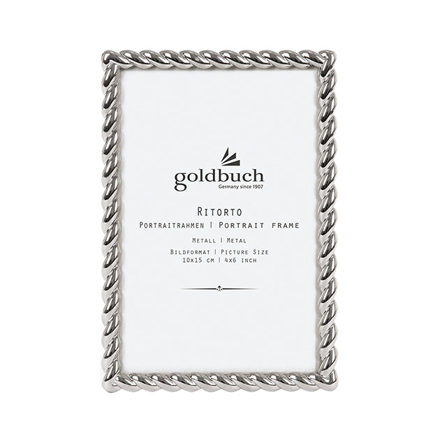 Goldbuch Ritorto 10x15cm Sølv
