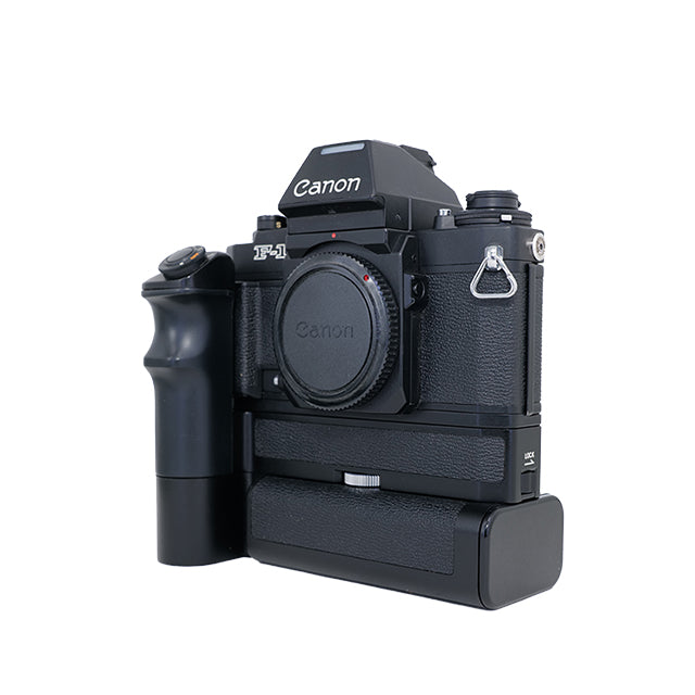 Brugt Canon F-1 New + AE Motor Drive + Battery Pack FN