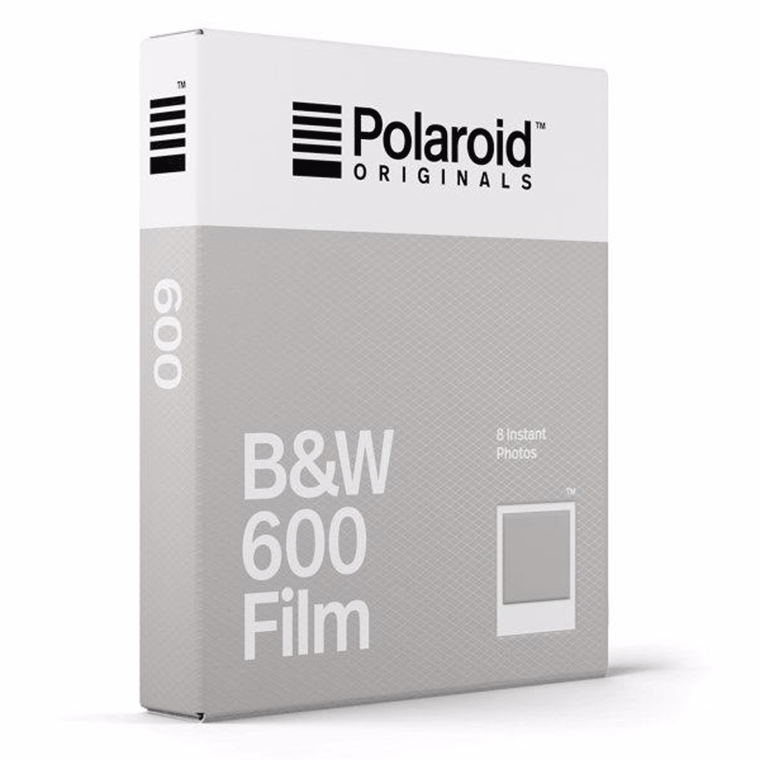 Polaroid 600 Sort/Hvid Film Hvid Ramme