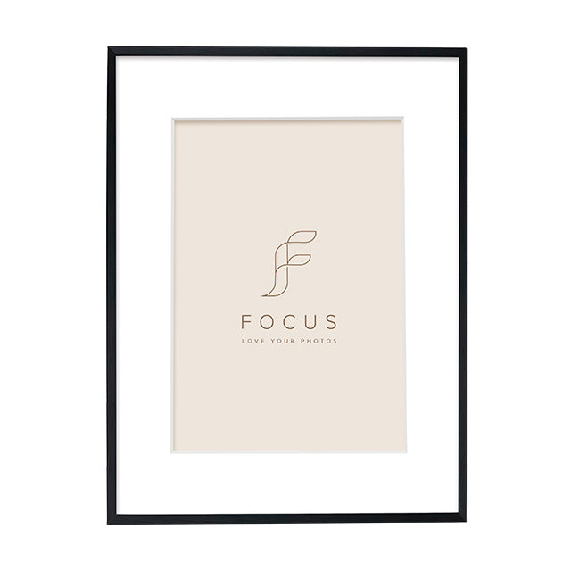 Focus Aster Sort Aluramme 20x25 / 15x20 cm