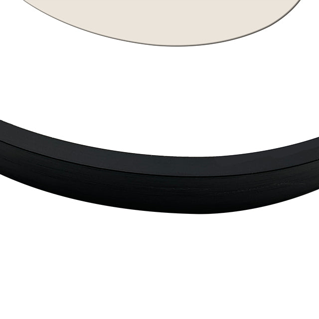 Focus Aster Oval Sort Aluramme 20x25 / 13x18 cm