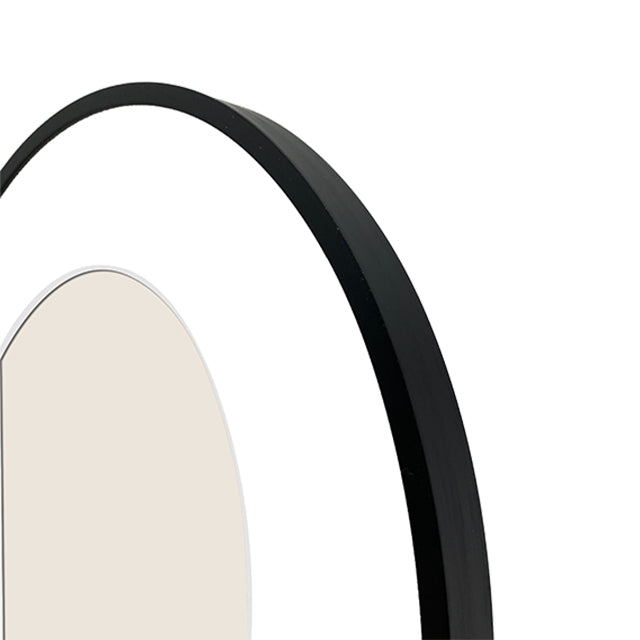 Focus Aster Oval Sort Aluramme 27x37 / 20x30 cm