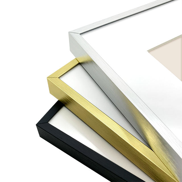 Focus Aster Sort Aluramme 18x24 / 13x18 cm