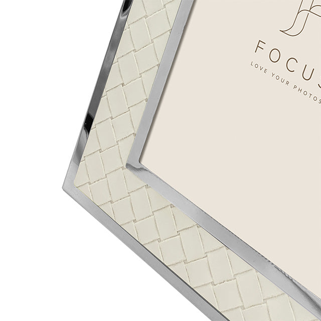 Focus Camellia Hvid Aluramme 13x18 cm