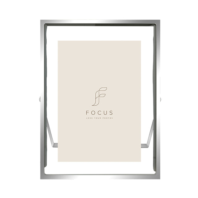 Focus Iris Sølv Aluramme 10x15 cm Float