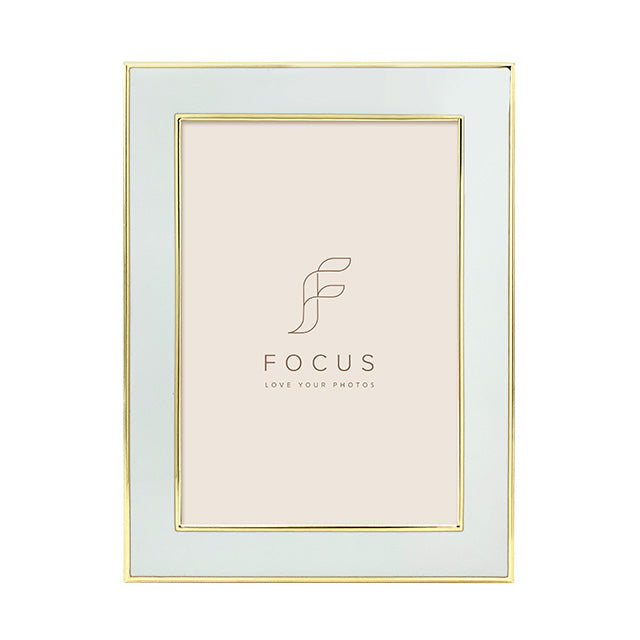 Focus Magnolia Hvid Aluramme 10x15 cm