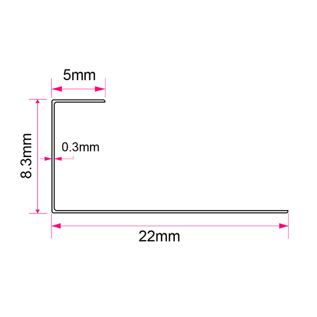 Focus Magnolia Hvid Aluramme 13x18 cm