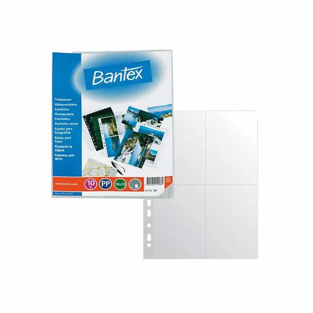 Bantex Fotolommer 2112 10x15 Klar