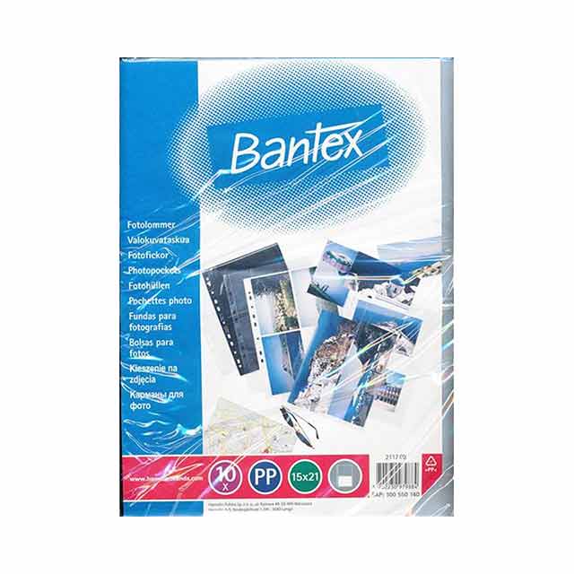 Bantex Fotolommer 2117 15x21 Klar 