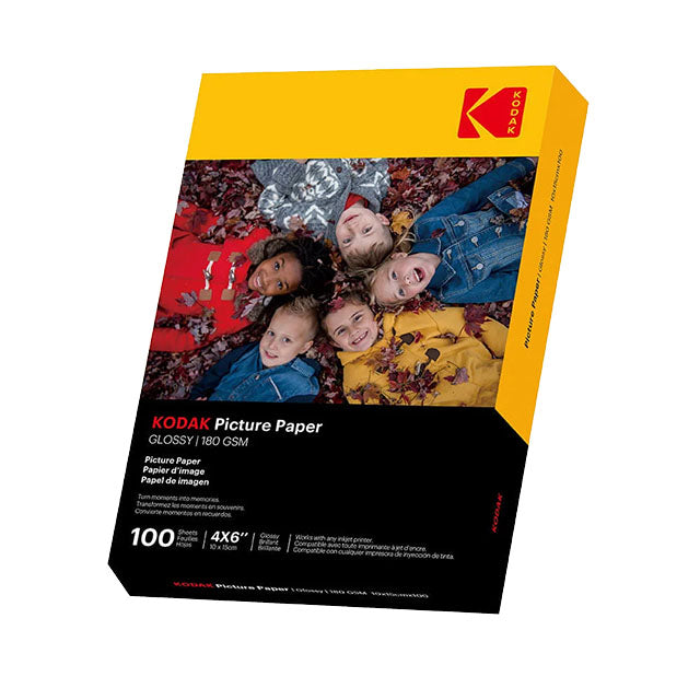 Kodak Blankt Fotopapir 180/m² 100 Ark 10x15cm