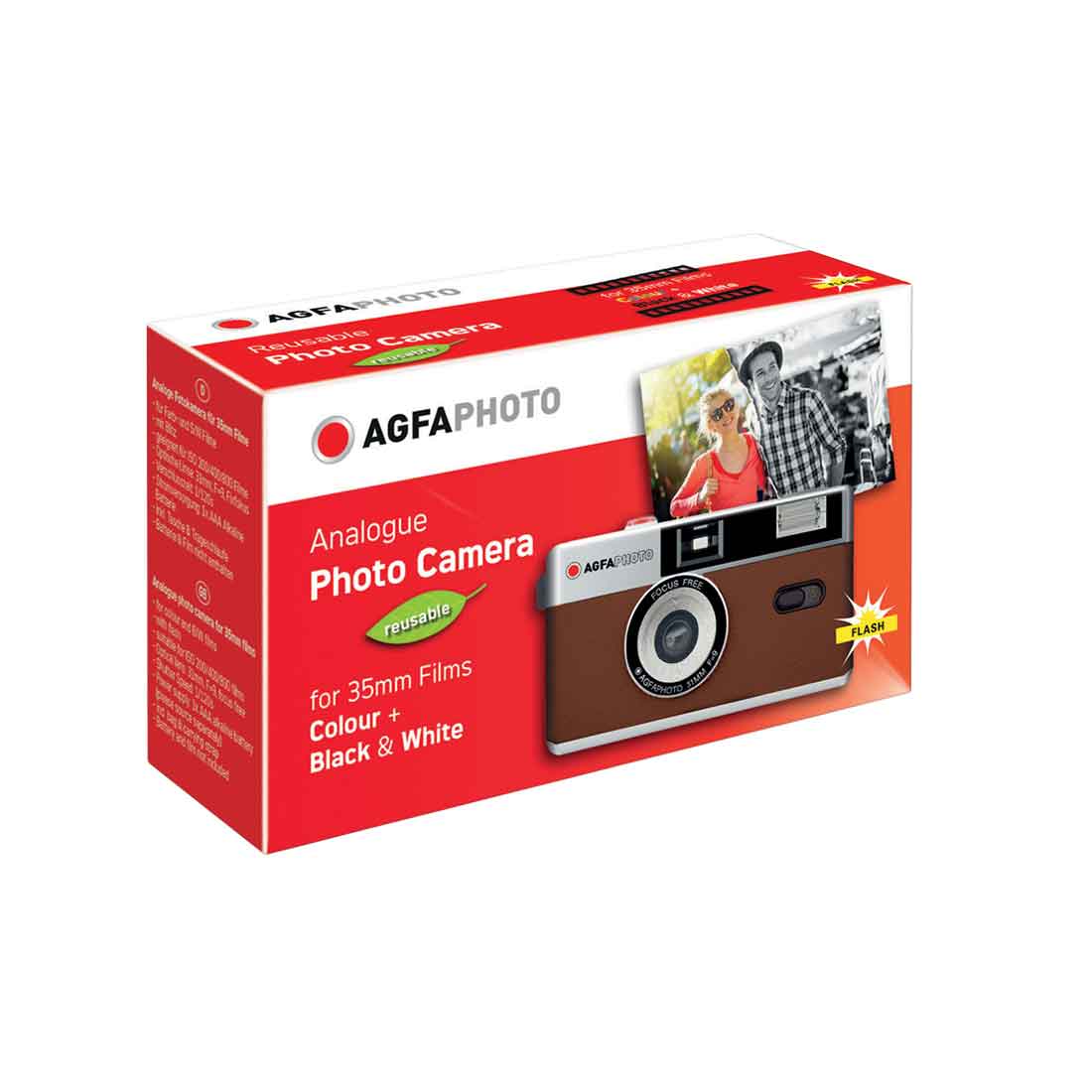 Agfa Reusable 35mm Analog Kamera Brun