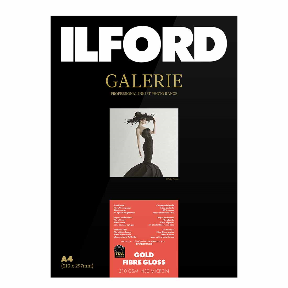 Ilford Galerie Prestige Gold Fibre Gloss 310g A3+ 25 Ark