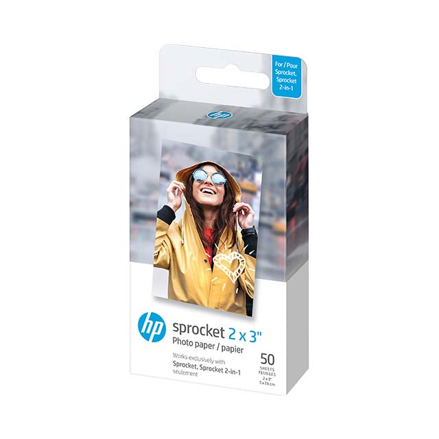 HP Sprocket Zinkpapir 2x3" 50-pk