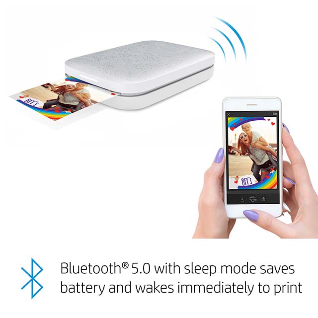HP Sprocket Luna Hvid