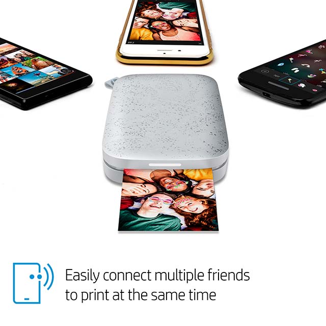 HP Sprocket Luna Hvid