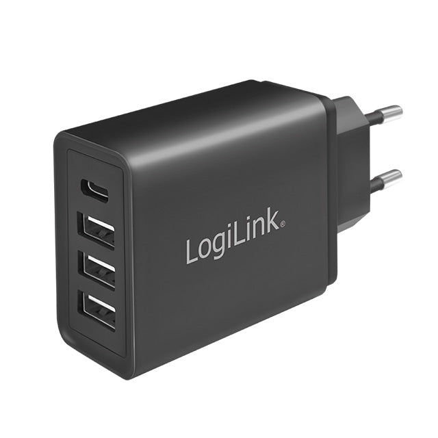 LOGILINK 220V Oplader 3 x USB-A / 1 x USB-C 27W