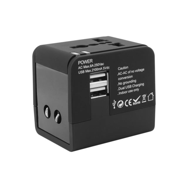 Sbox Universal Rejseadapter M/USB Udgang