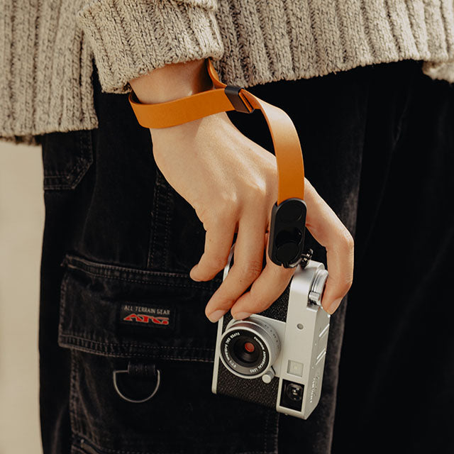 Peak Design Cuff Leather Håndledsrem Amber