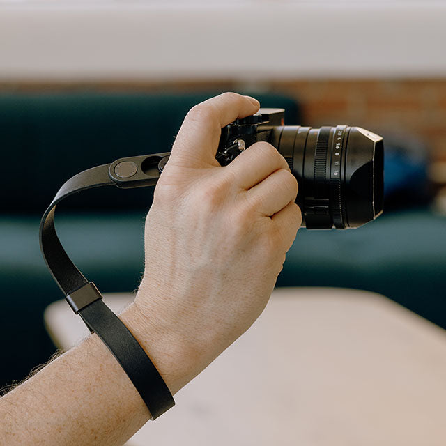 Peak Design Cuff Leather Håndledsrem Sort