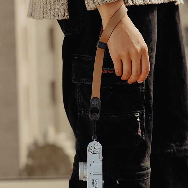 Peak Design Cuff Leather Håndledsrem Tan