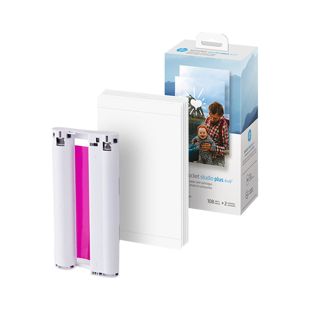 HP Sprocket Studio Plus Blæk + Papir 108 stk.