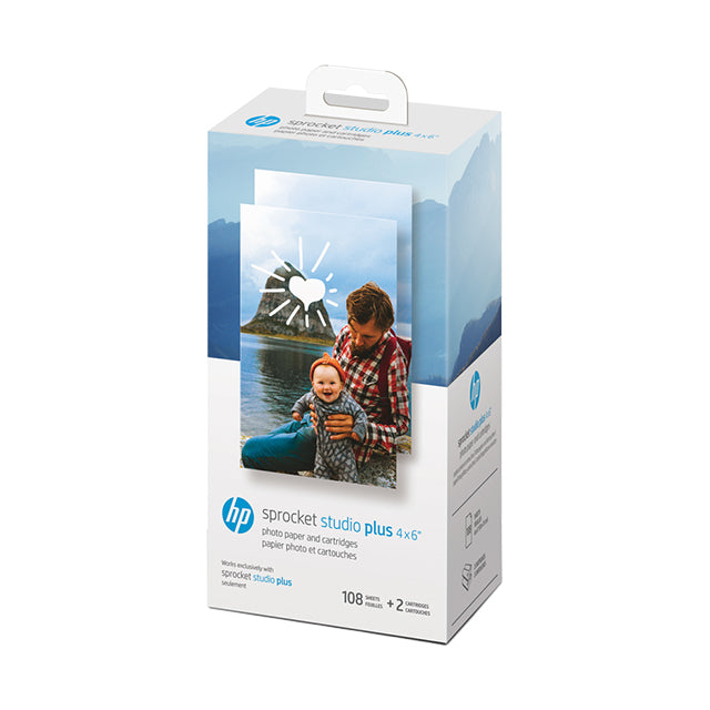 HP Sprocket Studio Plus Blæk + Papir 108 stk.