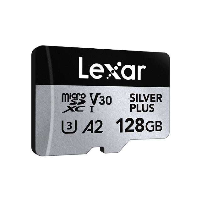 Lexar Professional MicroSDXC 128GB Silver Plus UHS-I