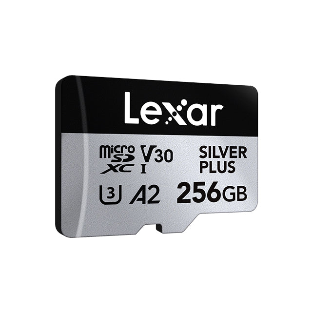Lexar Professional MicroSDXC 256GB Silver Plus UHS-I