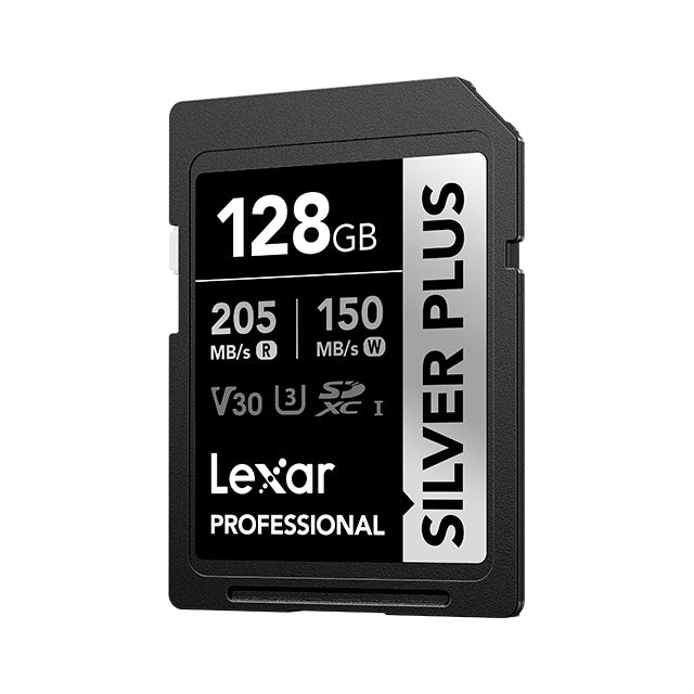 Lexar Professional SDXC 128GB Silver Plus UHS-I