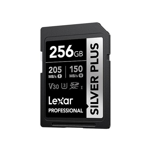 Lexar Professional SDXC 256GB Silver Plus UHS-I