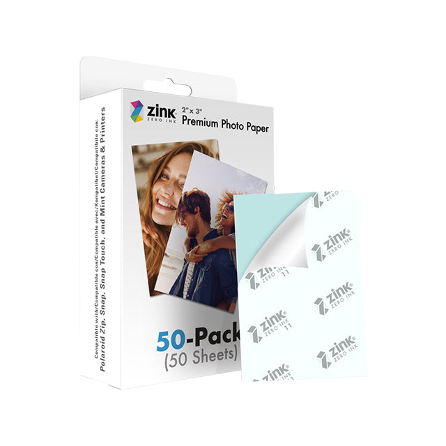 Polaroid Zink Papir 2x3" 50-pk