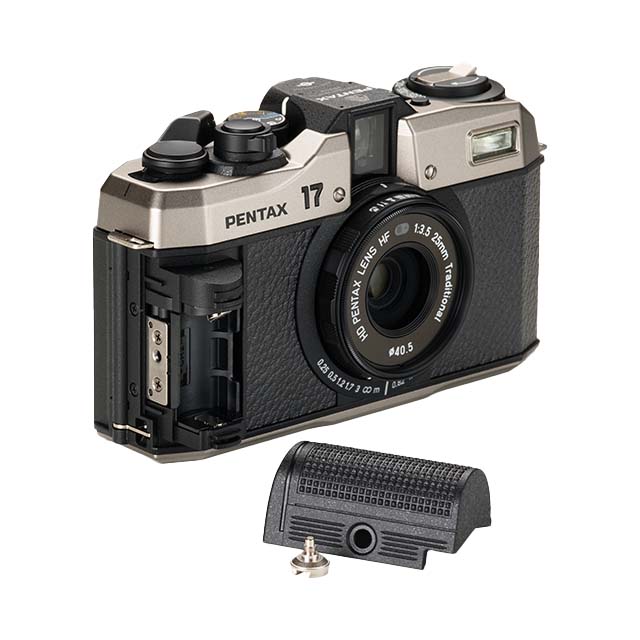 Pentax 17 Sølv Analog Kamera