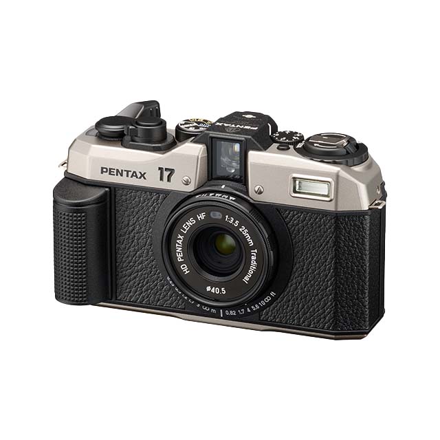 Pentax 17 Sølv Analog Kamera