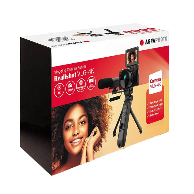 Agfa Realishot Vlogging Kamera 16x Digital Zoom