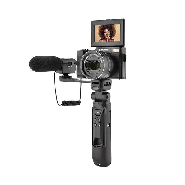 Agfa Realishot Vlogging Kamera 5x Optisk Zoom