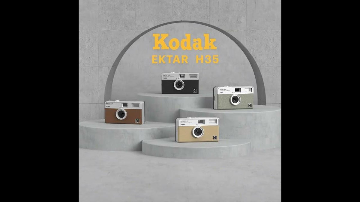 Kodak Ektar H35 Analog Kamera Sort