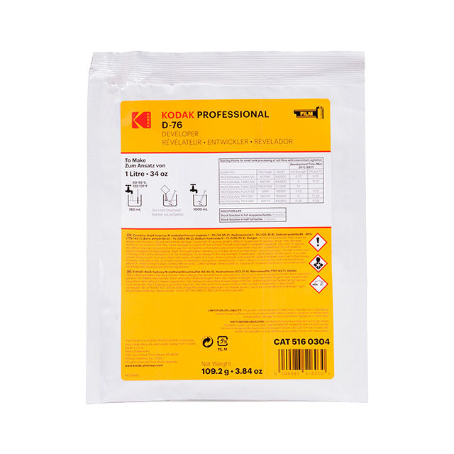 Kodak Professional D-76 Film Developer Powder To Make 1L 
