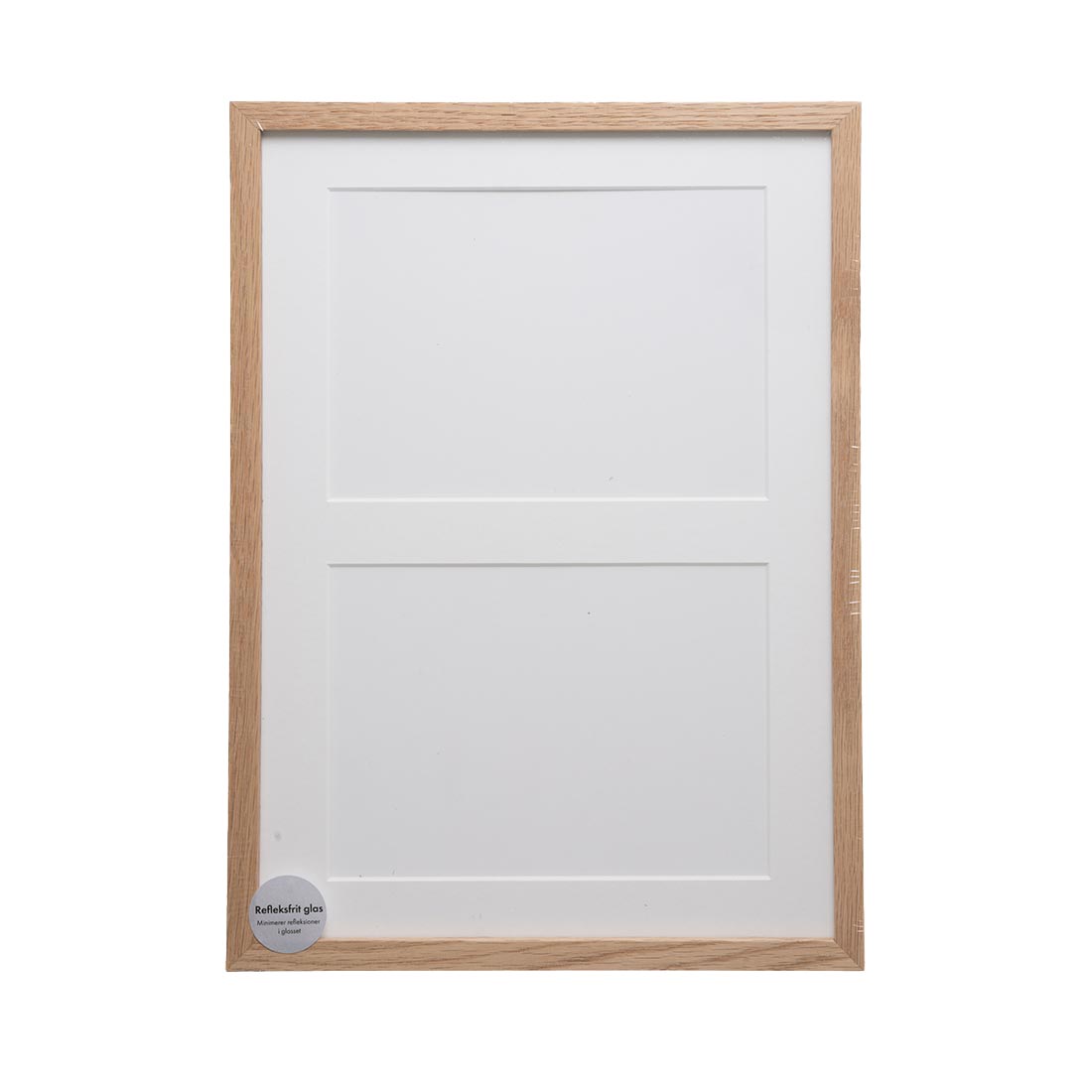 ADJ 2071 Massiv Eg 2 x 13x18 cm m/Hvidt Passepartout