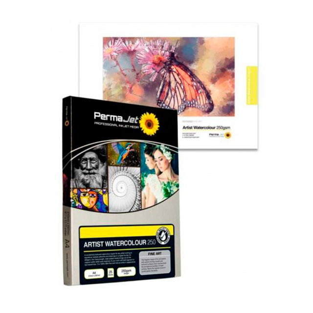 Permajet Artist watercolour 250g A4 25 ark