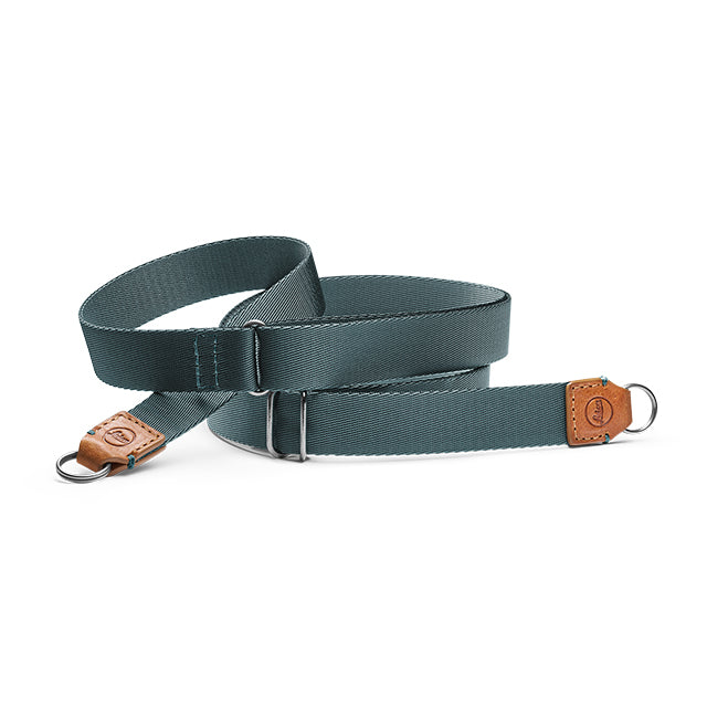 Leica Kamerarem Stof Cognac-Petrol