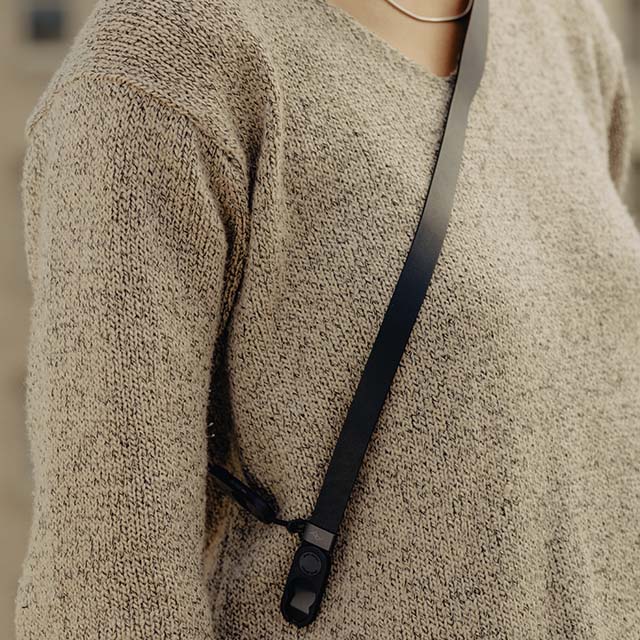 Peak Design Form Leather Kamerarem Sort